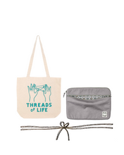 Load image into Gallery viewer, GIFTSET - 15&quot; laptop case + organic tote bag
