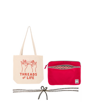 Load image into Gallery viewer, GIFTSET - 15&quot; laptop case + organic tote bag
