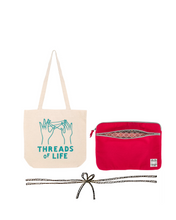 Load image into Gallery viewer, GIFTSET - 15&quot; laptop case + organic tote bag
