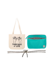 Load image into Gallery viewer, GIFTSET - 15&quot; laptop case + organic tote bag
